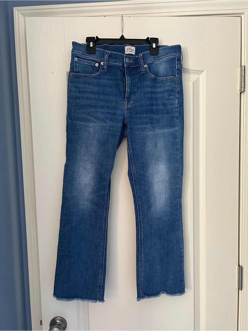 J.Crew 9” Billie Demi Boot cut crop jeans, 28